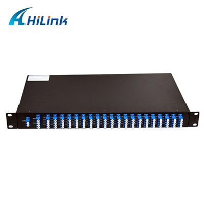 100Ghz C- Band DWDM Athermal AWG Mux Demux For Network Optical Multiplexer