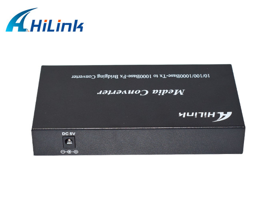 Gigabit Ethernet Media Converter 2x 10 / 100 / 1000Base RJ45 Ports 4x SFP Ports DC 5V 2A