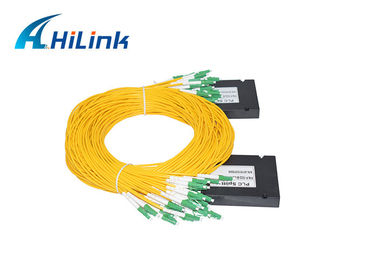 Passive FTTH Fiber Optical Splitter 1x32 PLC SC/LC Connector 1260-1650nm Low PDL