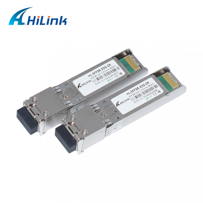 25G ZR SFP 80KM LC 25G Ethernet SFP Trasmettitore DOM 1310nm Trasmettitori in fibra ottica 3
