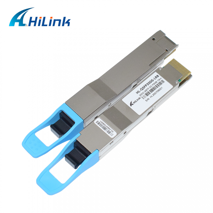 10KM 1310nm MPO16 APC 8-degree DOM Transceiver ottico 200G QSFP DD LR8 PSM8 Distanza d'onda 0