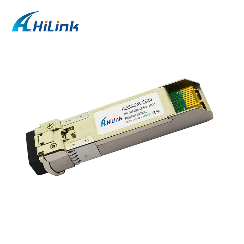 Ricetrasmettitore 1270nm 1330nm 10KM SMF SFP28 BIDI LR di WDM 25G SFP con CDR di DDM