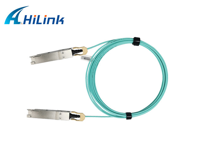 cavo attivo della fibra mista MMF del cavo ottico 5M 8*26G OM4 di 400G AOC QSFP-DD 400Gb/s