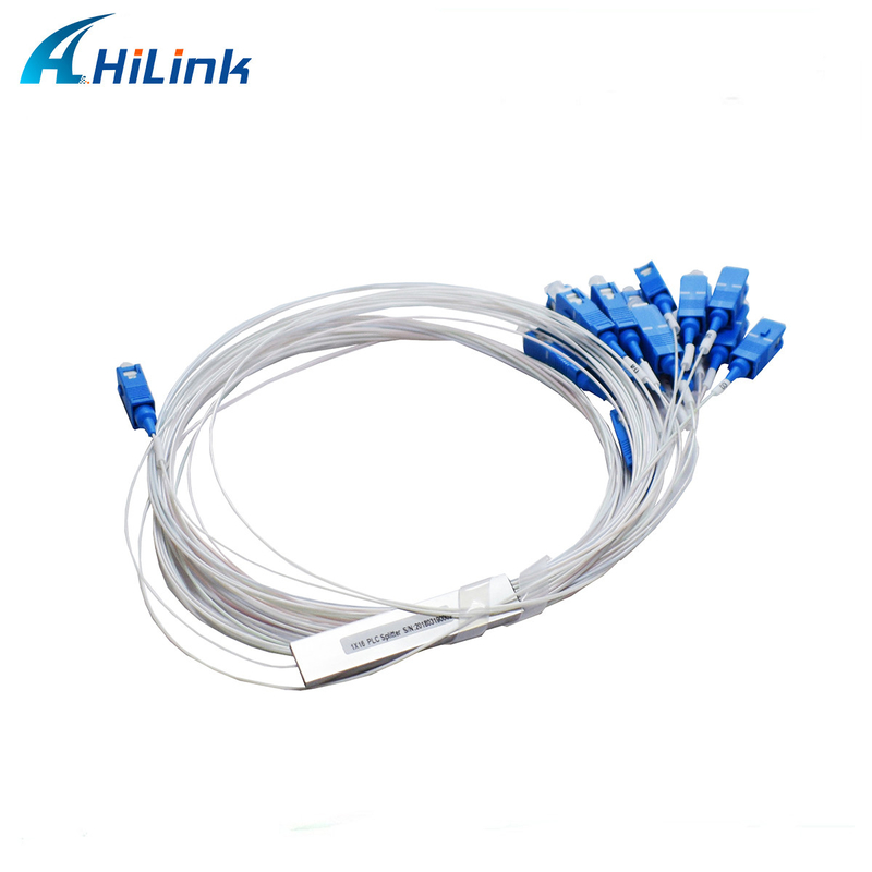 connettori d'acciaio dello Sc UPC della fibra della metropolitana 0.9mm MP del separatore ottico dello SpA 1X16