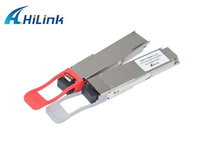 100GBASE - BX20 Modulo di trasmettitore ottico QSFP28 LAN WDM 1280nm 1310nm 20km LC Simplex Transceiver