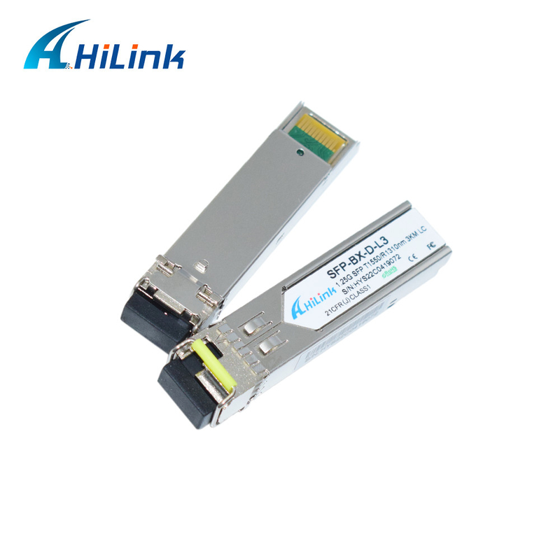 Connettore 1310nm del modulo 3KM del ricetrasmettitore di WDM BIDI SFP+ di 1000BASE 1.25G/DOM di 1550nm 3KM MP