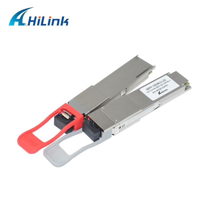 100GBASE - simplex ottico di WDM 1280nm 1310nm 20km LC di lan del modulo QSFP28 4x25Gb/S del ricetrasmettitore BX20