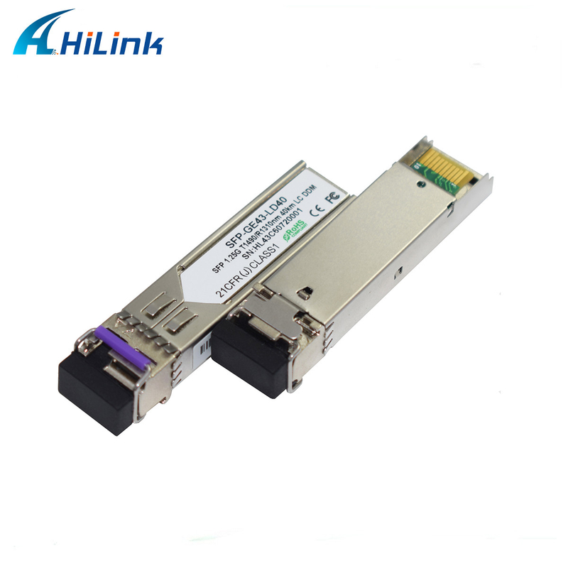 1000BASE-BX 1.25G Transceiver SFP 1310nm/1490nm 40KM BIDI SFP LC/SC Gigabit Ethernet Modulo