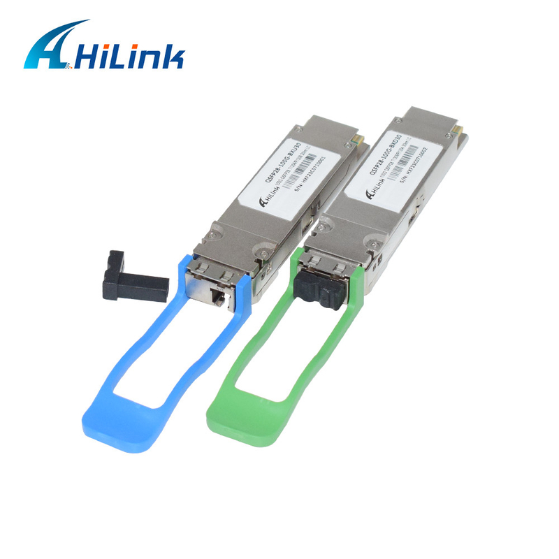 100GBASE-ER BIDI 40KM Simplex LC 1304/1309nm EML+APD QSFP28-BX-D40 Trasmettitore
