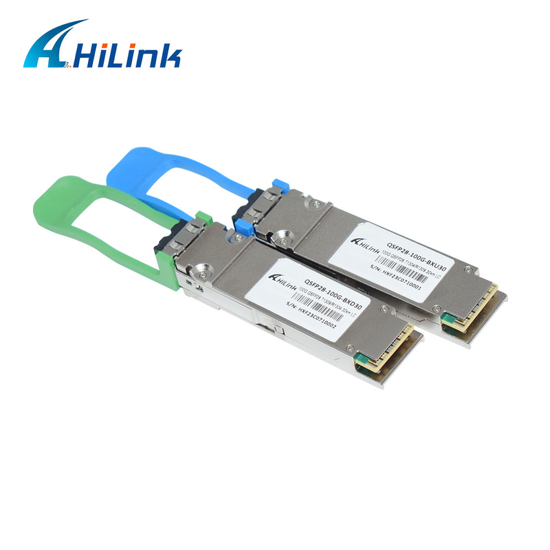 100GBASE-ER BIDI 40KM Simplex LC 1304/1309nm EML+APD QSFP28-BX-D40 Trasmettitore