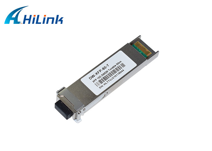 Trasmettitore Cisco 10G XFP compatibile, XFP 10G ZR 1550nm 80km sintonizzabile con connettore LC