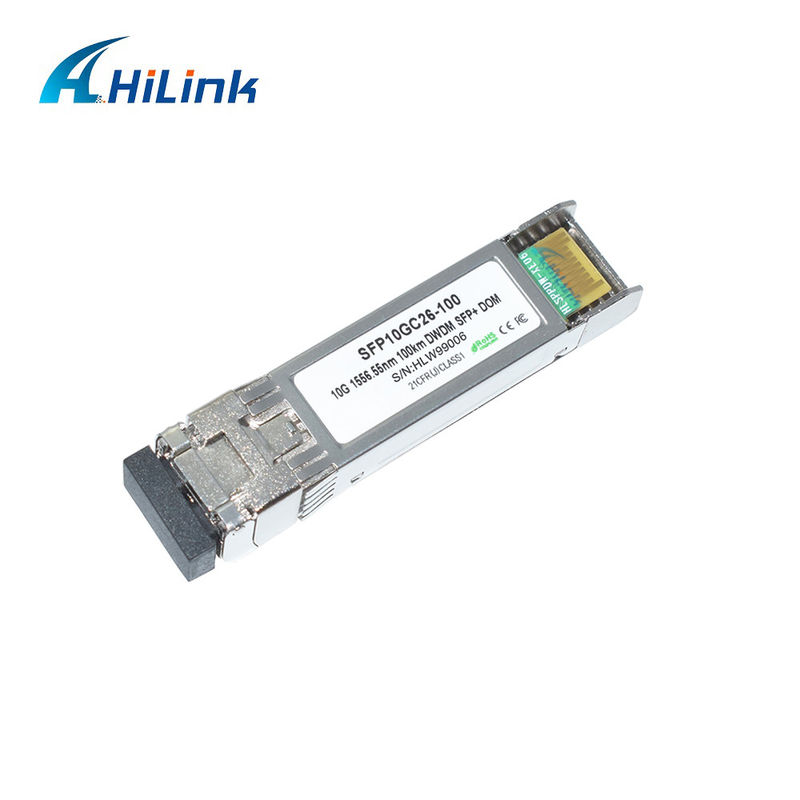 Modulo trasmettitore ottico 10G DWDM 100KM per trasmissione a lungo raggio Modulo ottico a banda C 100 GHz