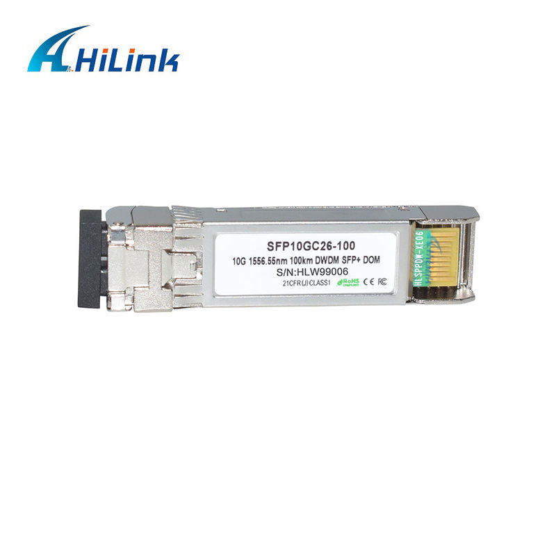 Modulo trasmettitore ottico 10G DWDM 100KM per trasmissione a lungo raggio Modulo ottico a banda C 100 GHz