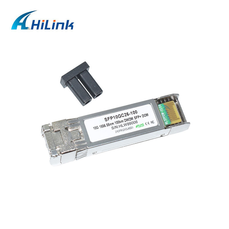 Modulo trasmettitore ottico 10G DWDM 100KM per trasmissione a lungo raggio Modulo ottico a banda C 100 GHz