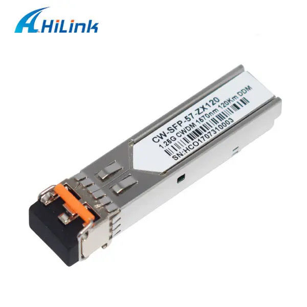 1.25G CWDM 120KM CWDM-SFP Trasmettitore 1570nm CWDM Color Optics 1000BASE DOM LC SMF