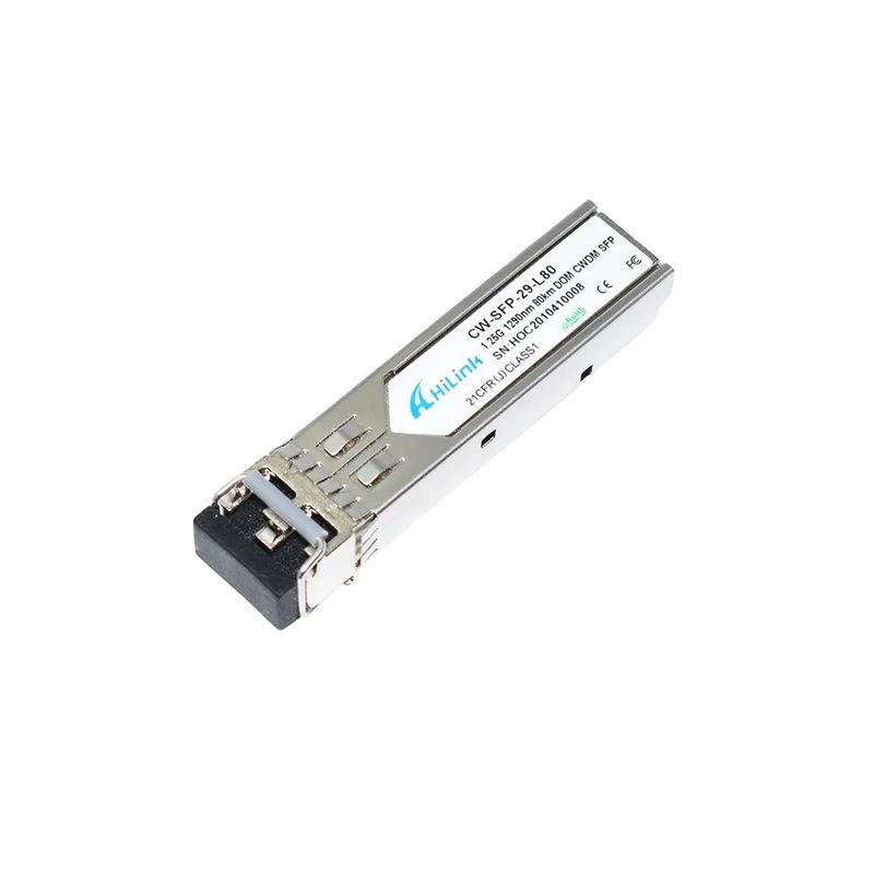 1000BASE-ZX Duplex LC 1.25G 1290nm 80km DOM CWDM SFP Modulo trasmettitore singolo