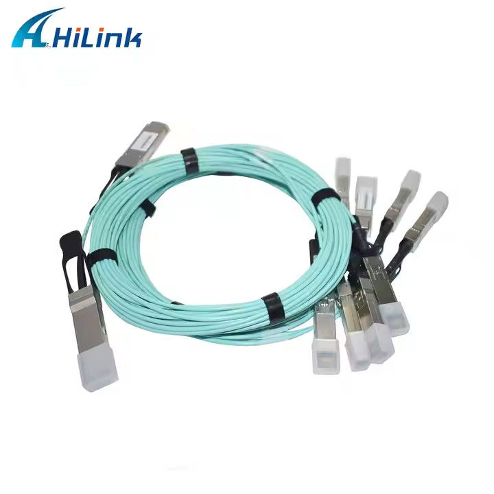 Cable AOC 40G QSFP+ 4XSFP MMF 1M-5M QSFP a 4-SFP+ Cavi ottici attivi