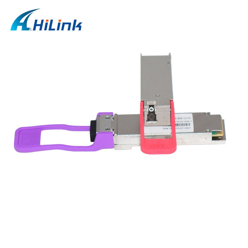 Modulo BiDi 100G base QSFP28 per ambiente da 0 a 70C 10 km e velocità di trasmissione 20 km