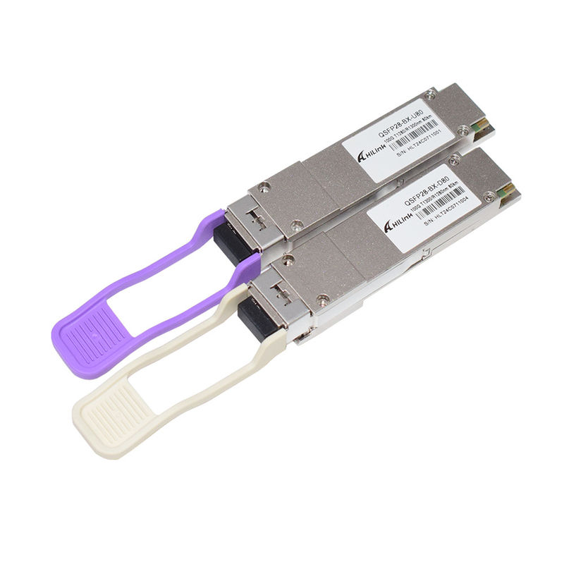 QSFP28 BIDI 100G ZR QSFP28 80km 1280/1300nm 100GBASE-BX80 QSFP28 Modulo 80km LC