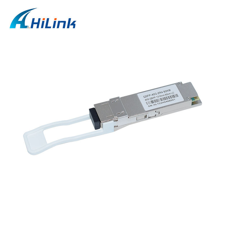 40G 80KM QSFP+ EML+APD LWDM 1295-1304NM LC Connector Modulo trasmettitore a temperatura commerciale