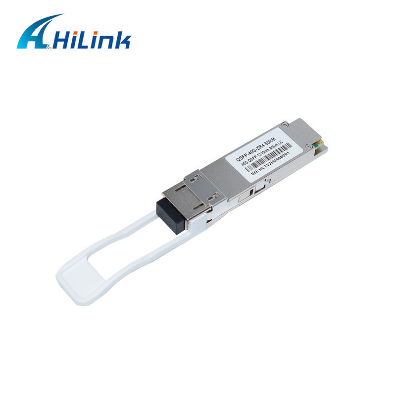 40G 80KM QSFP+ EML+APD LWDM 1295-1304NM LC Connector Modulo trasmettitore a temperatura commerciale