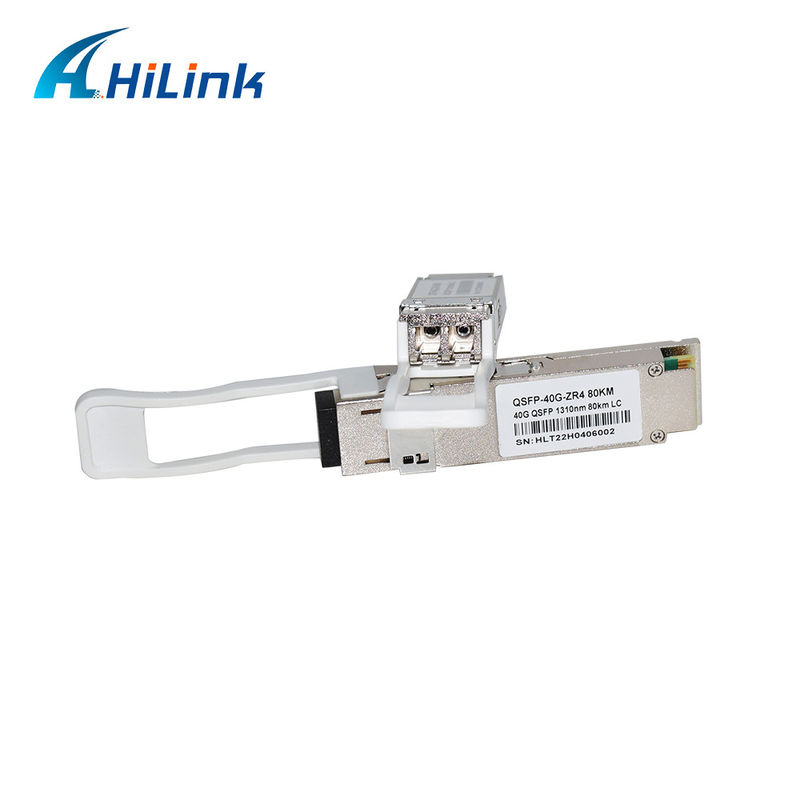 40G 80KM QSFP+ EML+APD LWDM 1295-1304NM LC Connector Modulo trasmettitore a temperatura commerciale