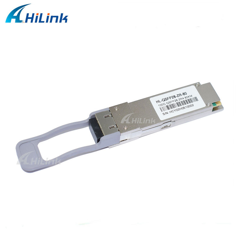 QSFP28 ZR4 80KM LWDM4 1295-1304NM LC Connector SOA+Pin Fiber Optic Transceiver Buon prezzo Prodotto di comunicazione e rete