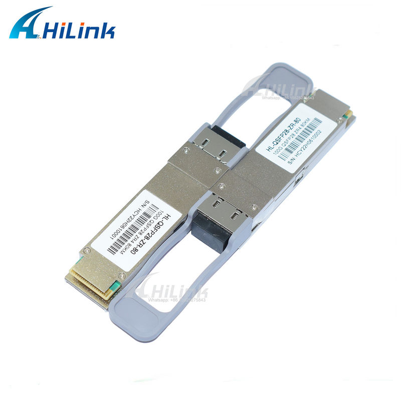 Connettore LC SOA Pin Fibra Ottica Ricetrasmettitore Buona Comunicazione Networking Prodotto QSFP28 ZR4 80KM LWDM4 1295-1304NM