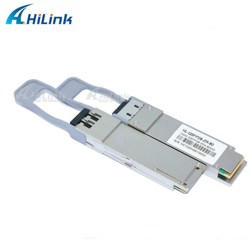 QSFP28 ZR4 80KM LWDM4 1295-1304NM LC Connector SOA+Pin Fiber Optic Transceiver Buon prezzo Prodotto di comunicazione e rete