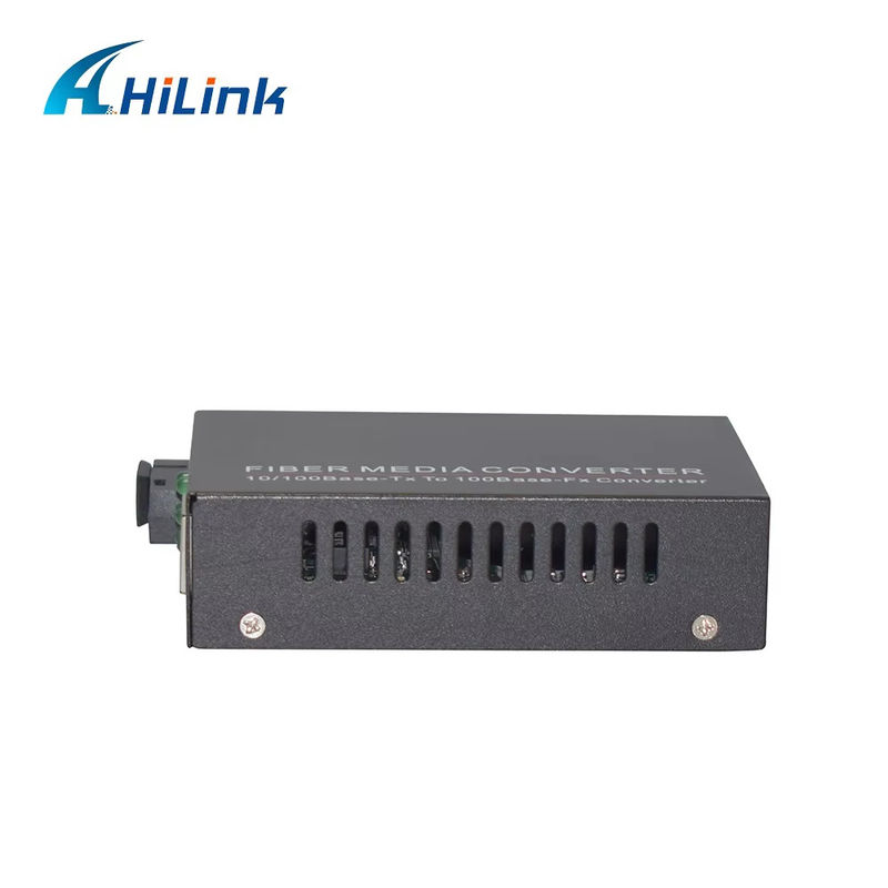 BIDI WDM Single Fiber Optic Media Converter 10/100M 1310/1550nm attrezzature ottiche SFP da 20 km