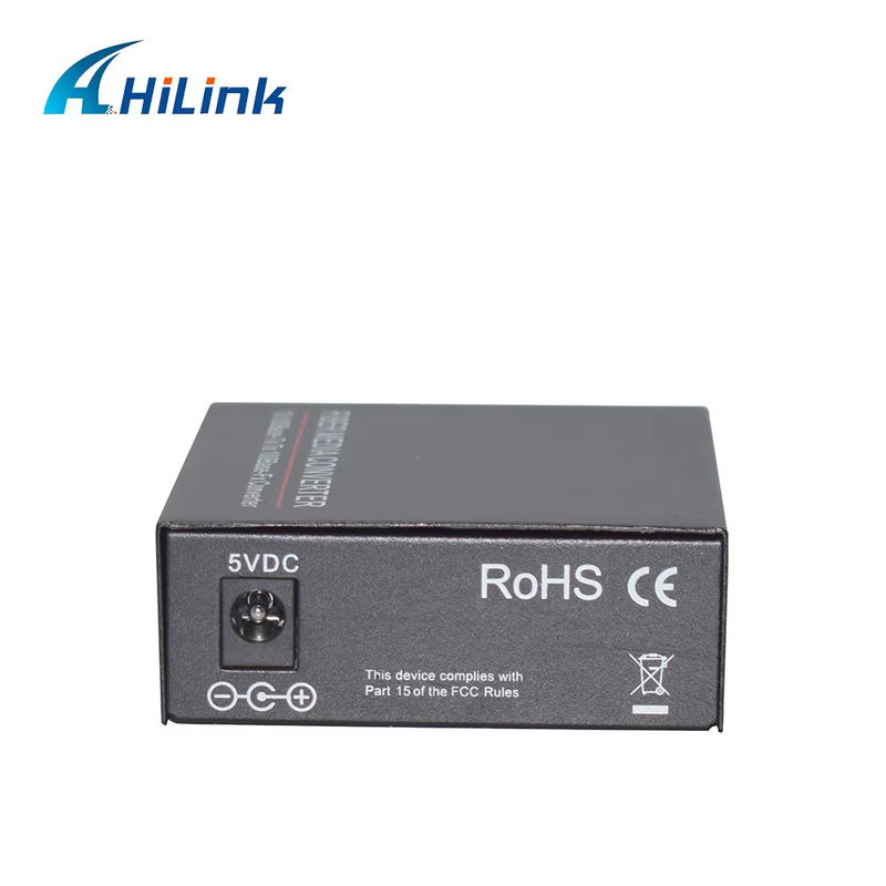 BIDI WDM Single Fiber Optic Media Converter 10/100M 1310/1550nm attrezzature ottiche SFP da 20 km