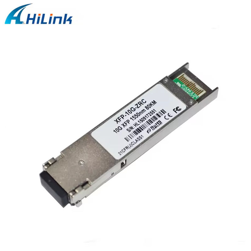 3 anni di garanzia 10G-XFP-ZR-80km Hilink 10Gb/s 1550nm 80km Fibra duplex SM XFP GBIC Modulo trasmettitore