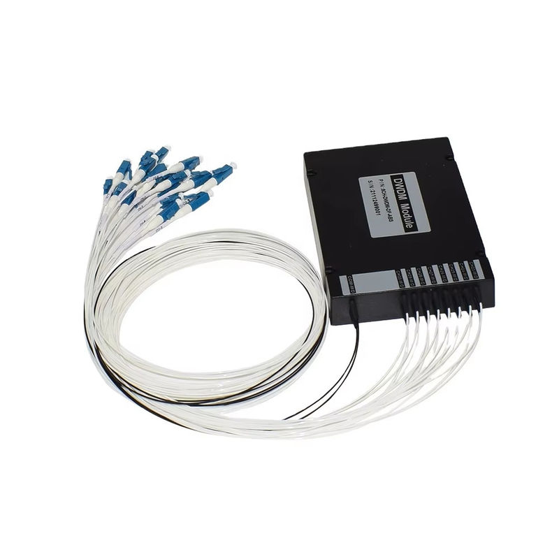 Contenitore doppio di ABS della banda di LC UPC C del duplex della fibra dell'attrezzatura 8CH 100GHZ DWDM MUX Demux di WDM