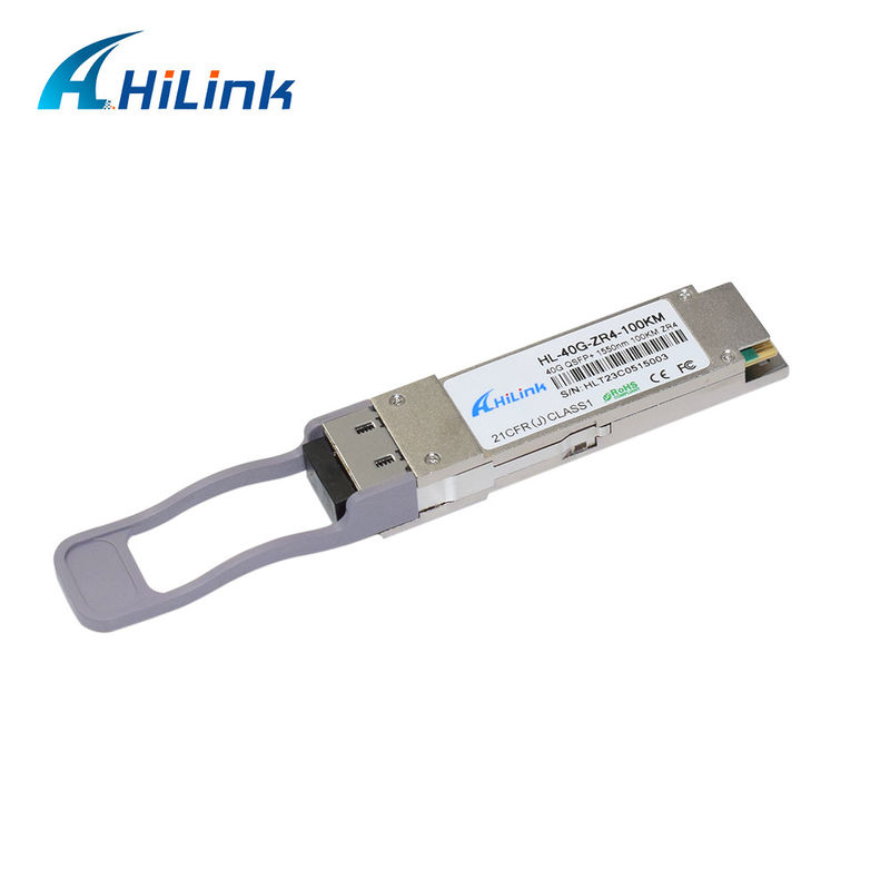 Generico QSFP-40G-ZR4 Modulo di trasmettitore ottico 40GBASE-ZR4 compatibile 1550nm 100km Prodotto di comunicazione e rete EML+ APD