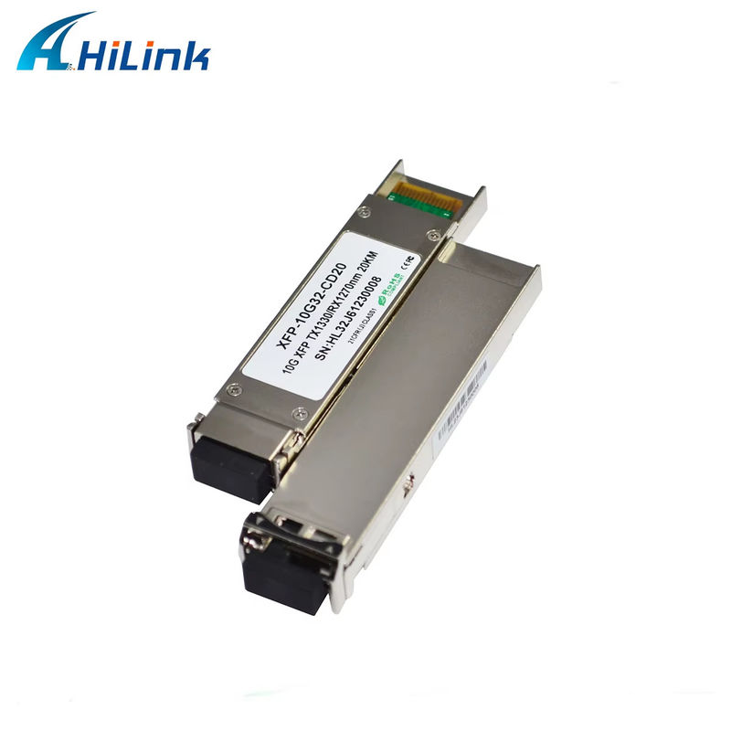 Modulo trasmettitore bidirezionale XFP di alta qualità 10Gbps 20km di portata con connettore LC da 1270/1330nm per apparecchiature in fibra ottica