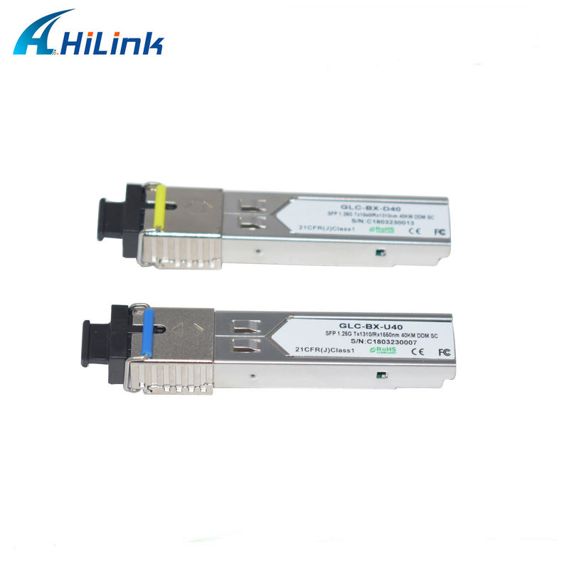 Hilink 1.25G SFP BIDI 40KM 1310/1490 ((1550nm) LC/SC Connector Modulo in fibra ottica