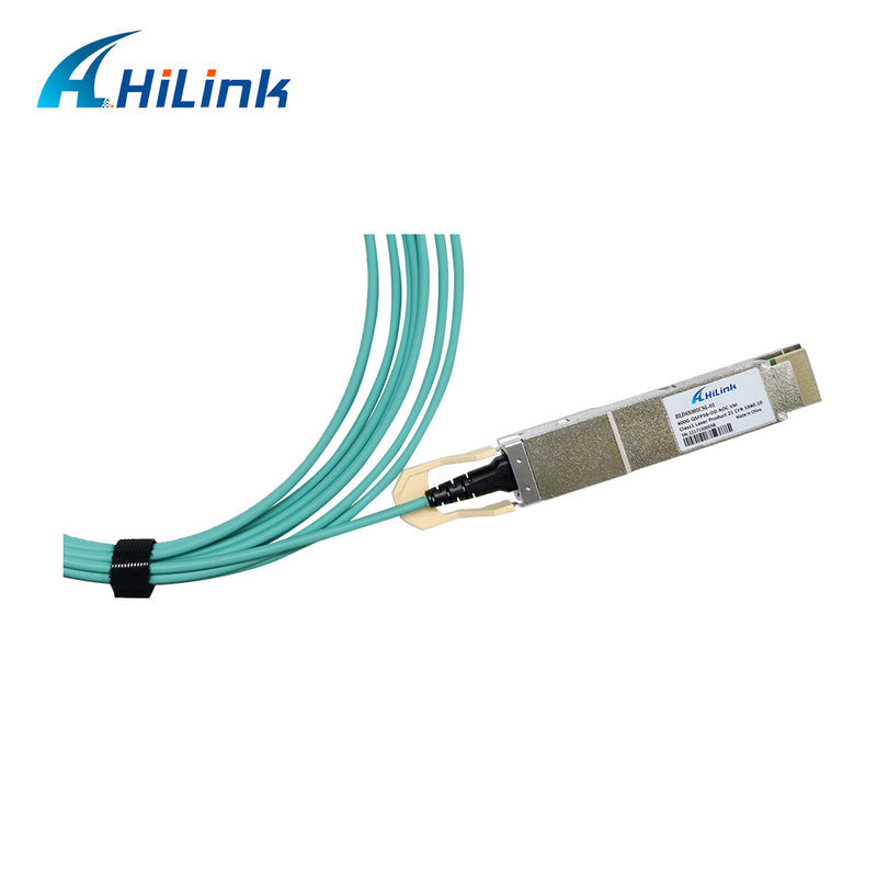 400G QSFP DD Cavo ottico attivo 8x26.5625GBd ((PAM4) Interfaccia elettrica Cavo DDM 3M MMF