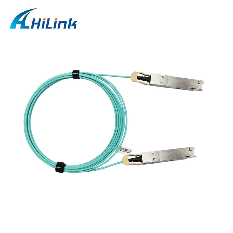 400G QSFP DD Cavo ottico attivo 8x26.5625GBd ((PAM4) Interfaccia elettrica Cavo DDM 3M MMF