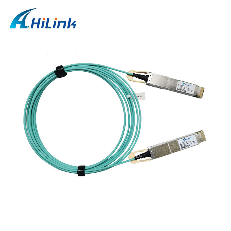 400G QSFP DD Cavo ottico attivo 8x26.5625GBd ((PAM4) Interfaccia elettrica Cavo DDM 3M MMF