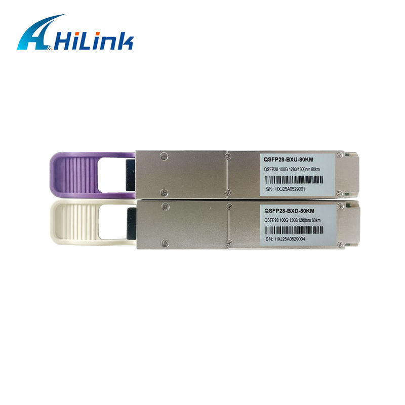 Modulo ricetrasmettitore QSFP28 ZR4 BIDI 100Gb/s 80Km per trasmissione dati a lunga distanza