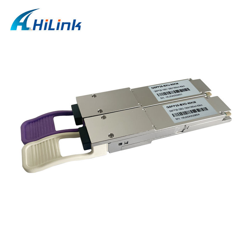 Modulo ricetrasmettitore QSFP28 ZR4 BIDI 100Gb/s 80Km per trasmissione dati a lunga distanza