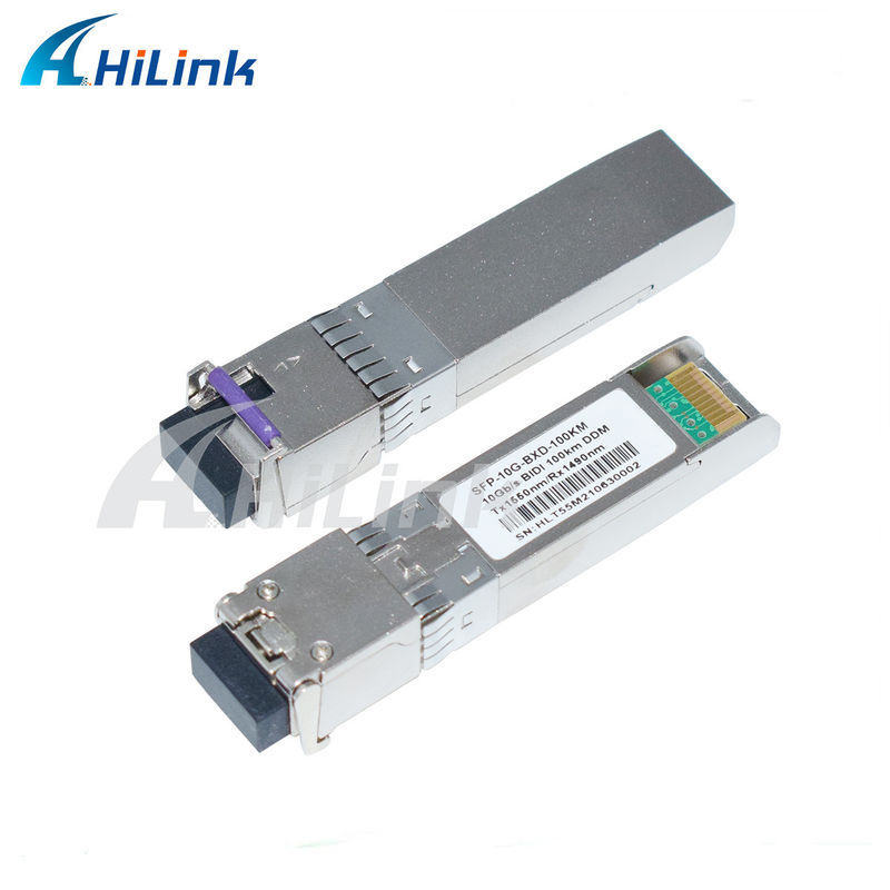 Modulo ricetrasmettitore SFP BIDI 10G 3-100KM, 1490/1550NM EML APD per networking a lunga distanza ad alta velocità
