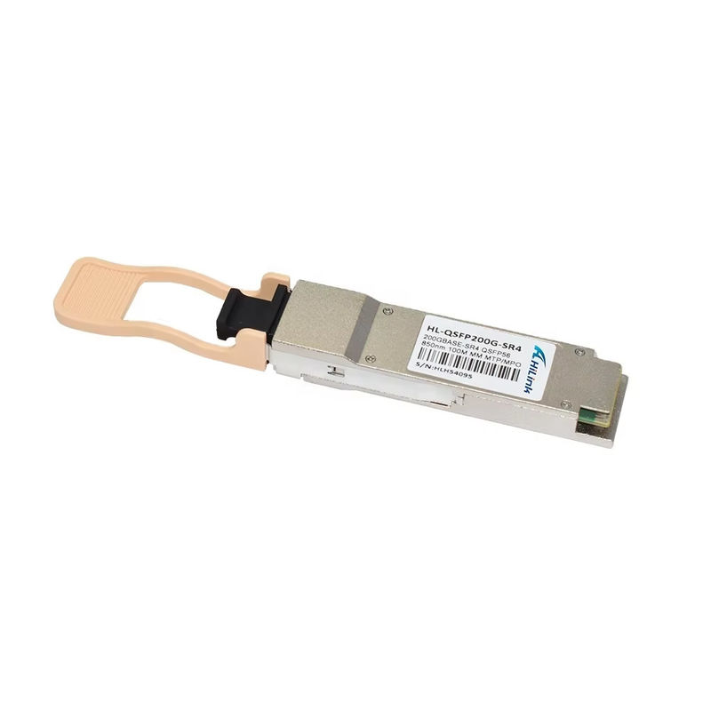 Ricetrasmettitore QSFP56 Base 200G SR4 850NM 100M Reach MultiMode Connettore MPO Modulo Ottico in Fibra