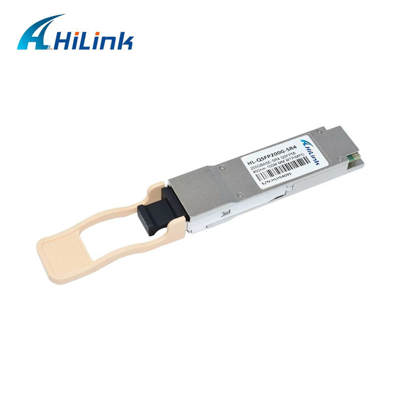 Ricetrasmettitore QSFP56 Base 200G SR4 850NM 100M Reach MultiMode Connettore MPO Modulo Ottico in Fibra