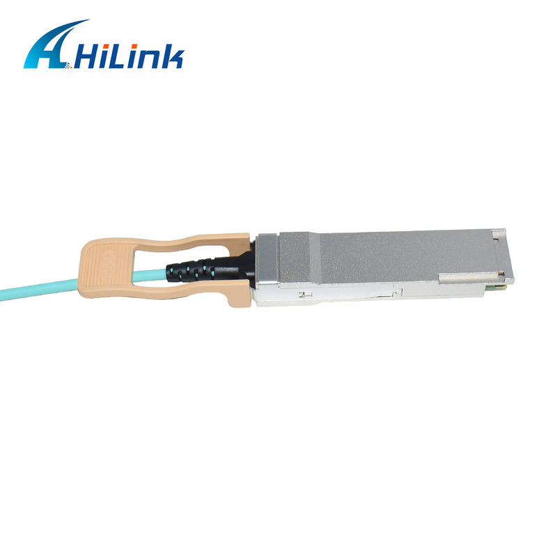Soluzione AOC (Active Optical Cable) certificata 200G QSFP56 a 2*QSFP28 2*100G per la trasmissione dati in temperature estreme