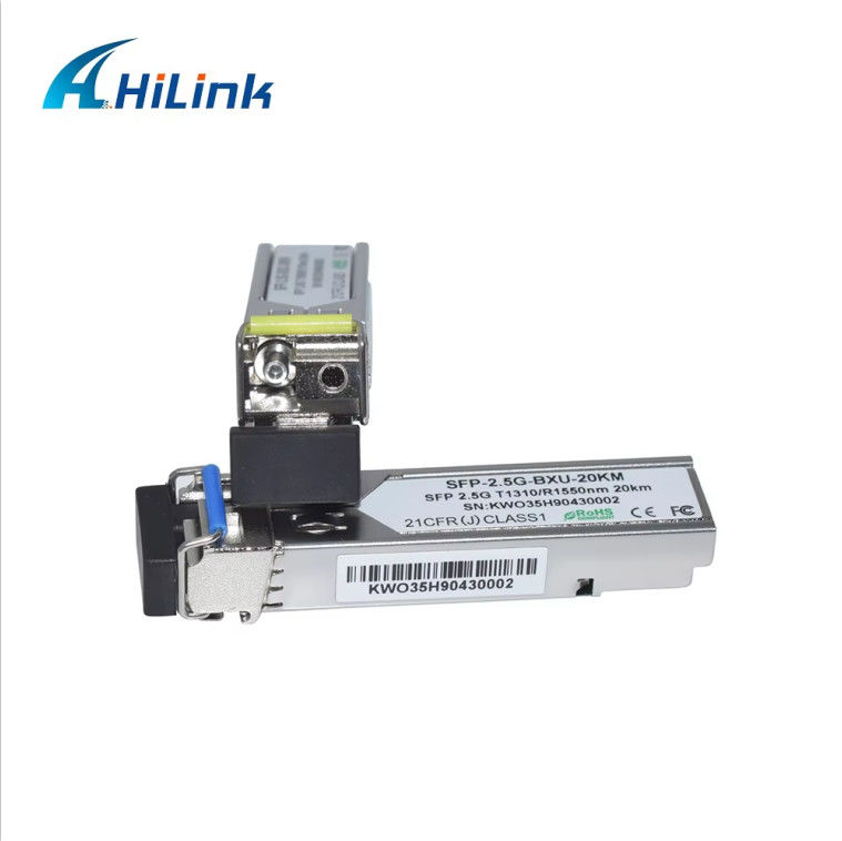 Hilink 2.5G Base BIDI 20KM WDM 1310NM/1550NM LC Connector Modulo SFP
