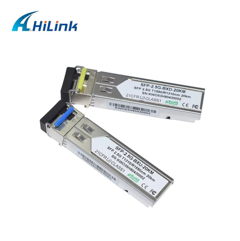 Hilink 2.5G Base BIDI 20KM WDM 1310NM/1550NM LC Connector Modulo SFP