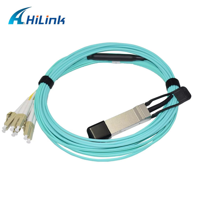 40G QSFP+ a 8xLC AOC 3M Breakout Active Optical Cable per distanze molto corte