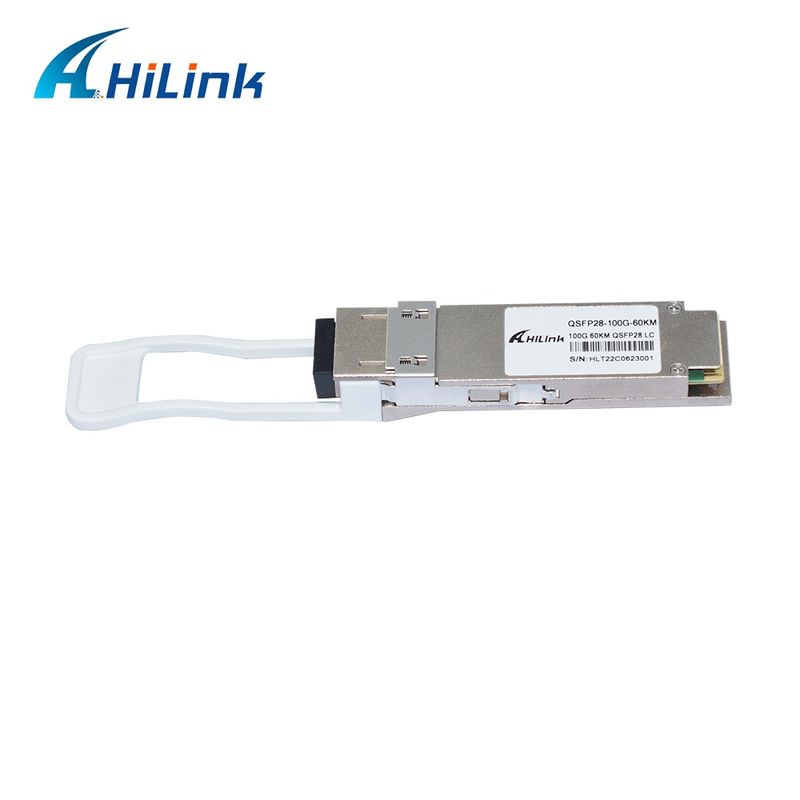 Ricetrasmettitore QSFP28 da 100 Gb/s 60 km, connettore LC duplex hot-pluggable, EML+PIN con SOA, modalità singola, DDM