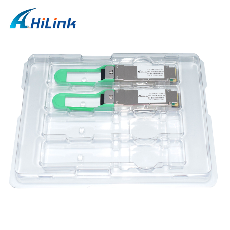 HL-QSFP28-100G-80 100Gb/s QSFP28 BiDi 80km Trasmettitore Hot Pluggable Simplex LC Connector EML+PIN con SOA Single mode DDM